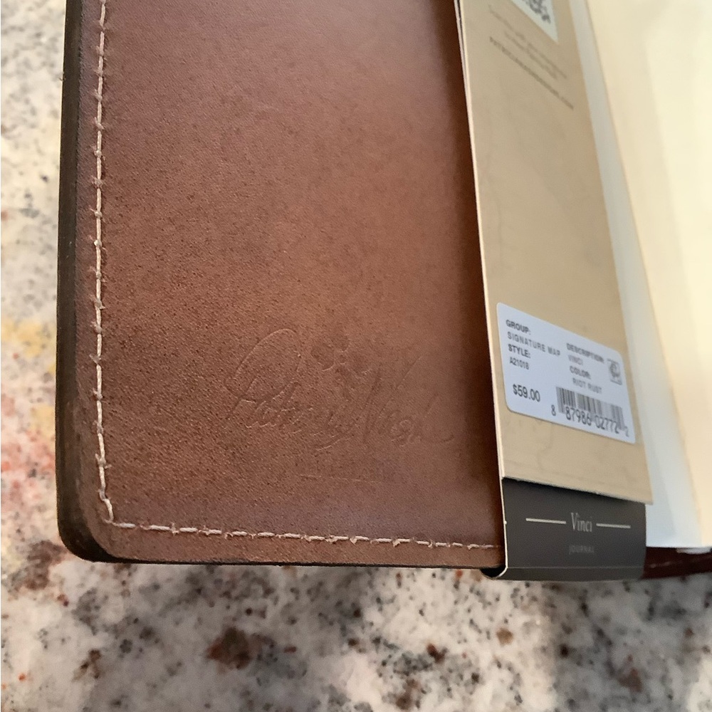 Patricia Nash Leather Map Journal - Picture 4 of 5